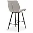 RV Design Barhocker Brenn - Pebble (Set mit 2 Stühlen)