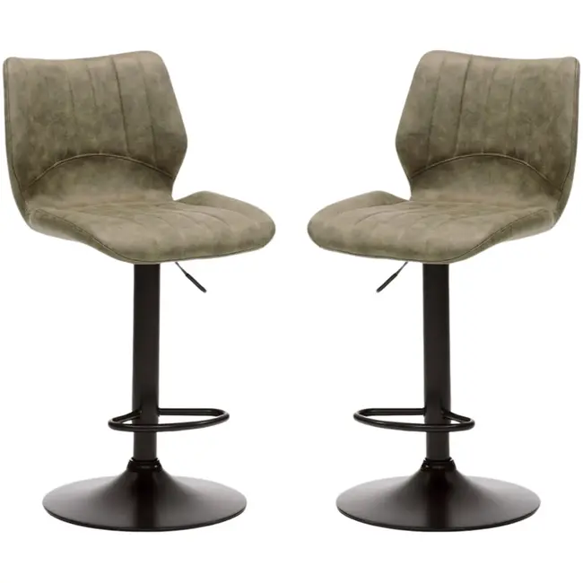 RV Design Barhocker Bobby - Grün (2er-Set)