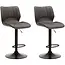 RV Design Bar stool Bobby - Anthracite (set of 2 chairs) fire resistant
