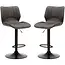 RV Design Bar stool Bobby - Anthracite (set of 2 chairs) fire resistant