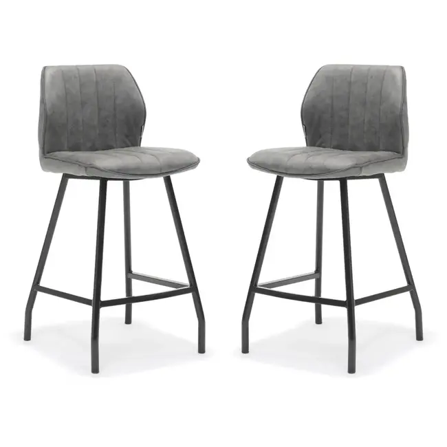 RV Design Barhocker Gino - Stahl (2er-Set)
