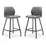 RV Design Bar stool Gino - Steel (set of 2 chairs)