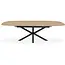 Lamulux Table extensible ovale danoise Chesterfield 180 - 230 cm