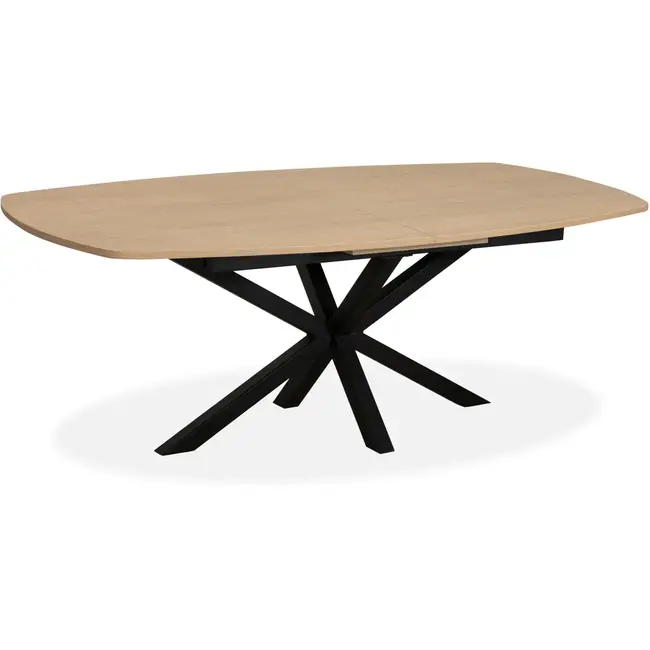 Lamulux Danish oval extendable table Chesterfield 180 - 230 cm