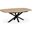 Lamulux Danish oval extendable Chesterfield table 180 - 230 cm