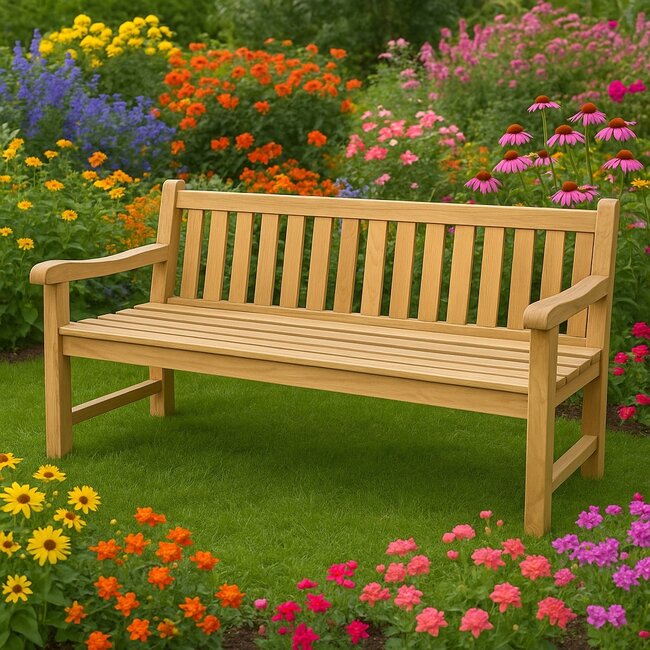 Decomeubel TEAK Gartenbank