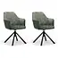 RV Design Eetkamerstoel Clio - Aurora Velours Hunter Groen (set van 2 stoelen)