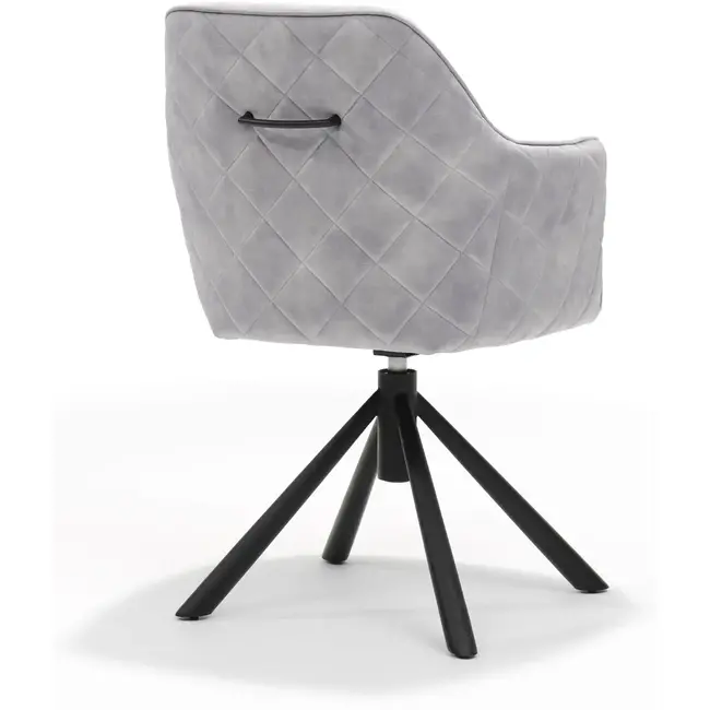 RV Design Chaise de salle à manger Clio - Aurora Dolphin Grey (lot de 2 chaises)