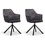 RV Design Eetkamerstoel Clio - Aurora Antraciet (set van 2 stoelen)
