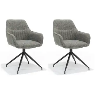 RV Design Eetkamerstoel Toscane - Oasis Turtle (set van 2 stoelen)