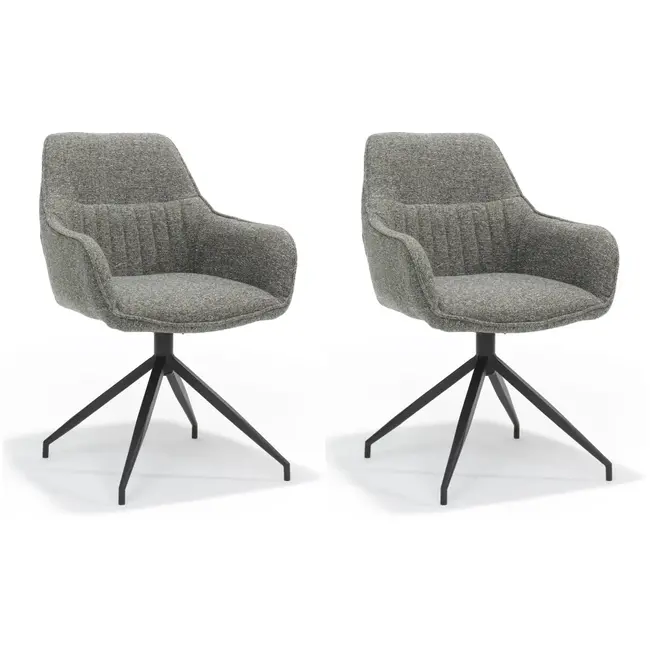 RV Design Eetkamerstoel Toscane - Oasis Turtle (set van 2 stoelen)