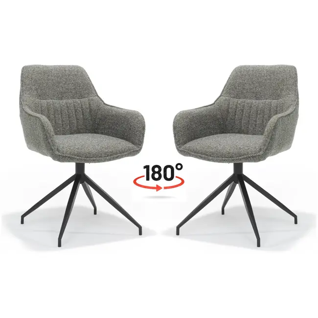 RV Design Dining chair Tuscane - Oasis Turtle (set of 2 chairs)