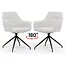RV Design Eetkamerstoel Toscane - Oasis Natural (set van 2 stoelen)