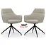 RV Design Eetkamerstoel Toscane - Oasis Bisque (set van 2 stoelen)
