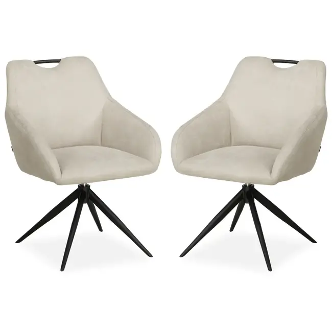 MX Sofa Esszimmerstuhl Luka - Toffee (2er-Set)