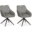 MX Sofa Eetkamer stoel Luka - Grey (set van 2 stuks)