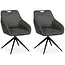 MX Sofa Esszimmerstuhl Luka - Anthrazit (2er-Set)
