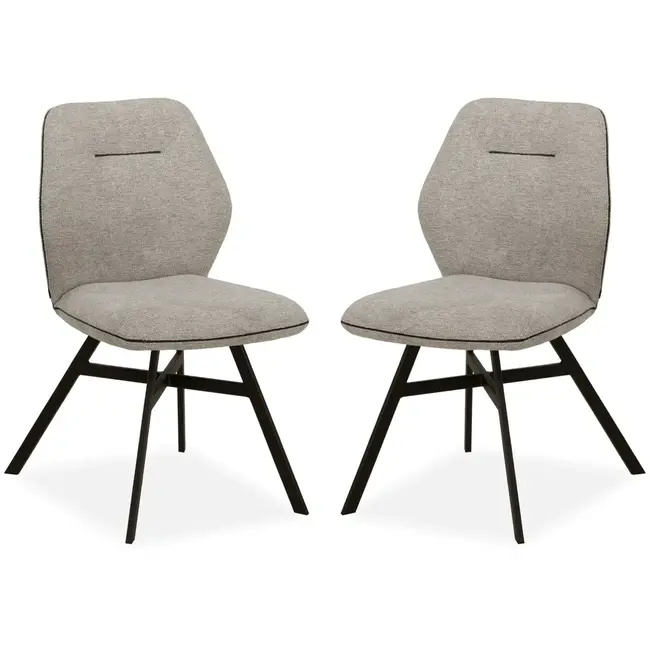 MX Sofa Esszimmerstuhl Jaimie – Dolphin (2er-Set)