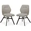 MX Sofa Esszimmerstuhl Jaimie – Dolphin (2er-Set)