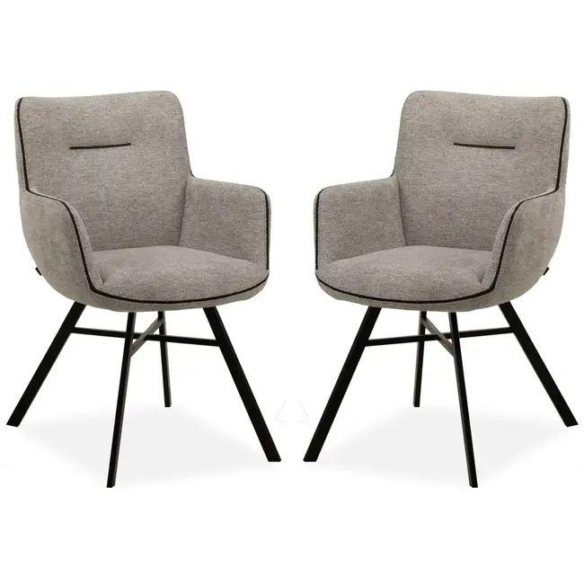 MX Sofa Dining chair Maisie - Dolphin (set of 2 chairs)