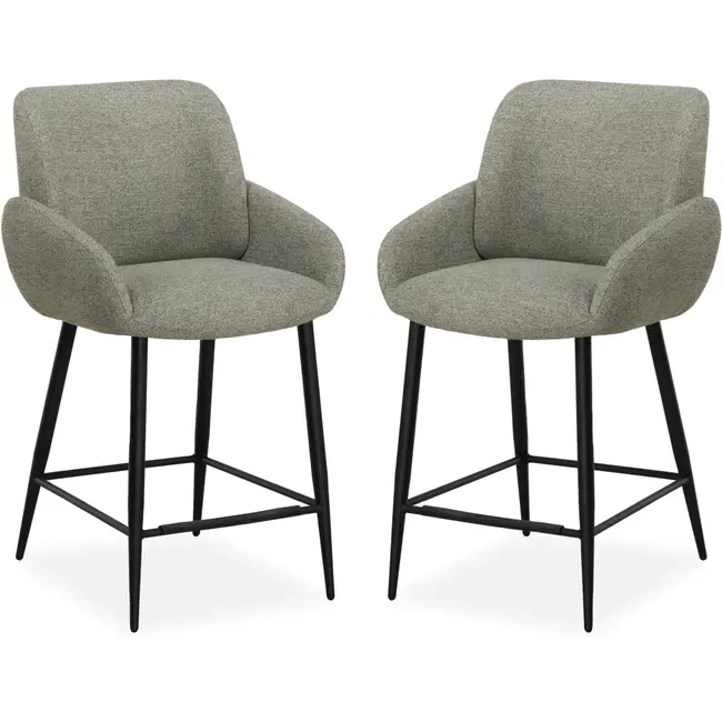 MX Sofa Barstoel Dani - Sky (set van 2 stoelen)