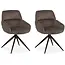 MX Sofa Eetkamer stoel Lake - Taupe (set van 2 stoelen)