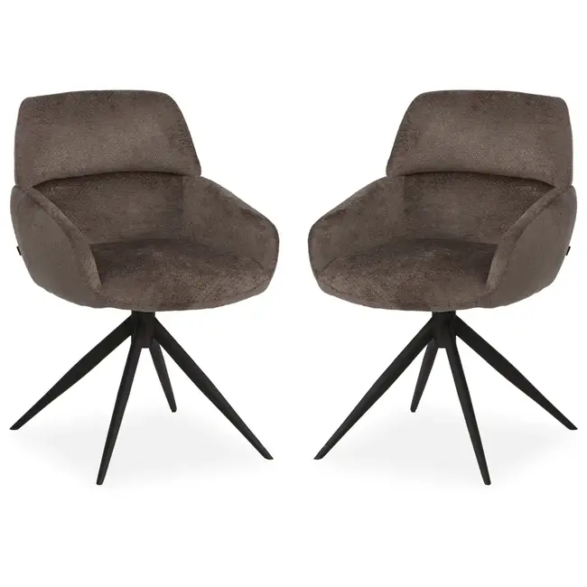 MX Sofa Esszimmerstuhl Lake - Taupe (2er-Set)