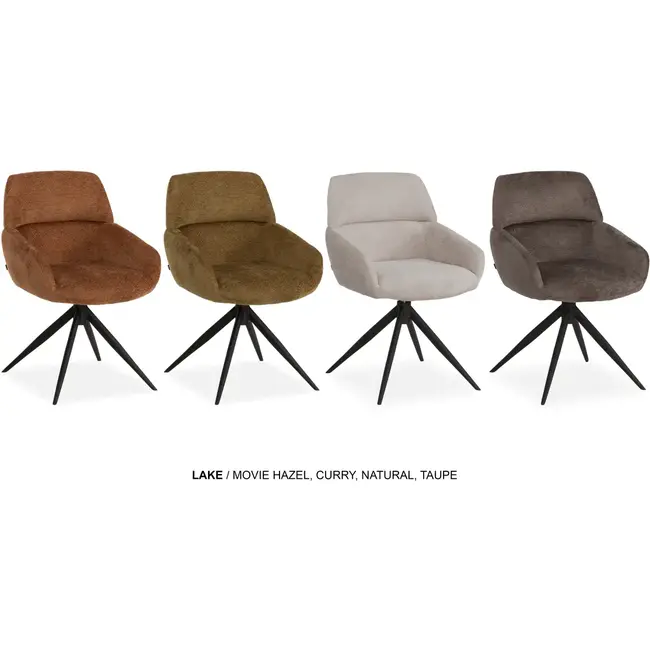 MX Sofa Chaise de salle à manger Lake - Taupe (lot de 2 chaises)