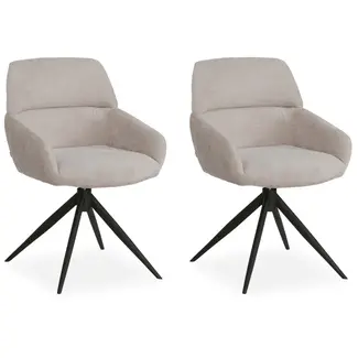 MX Sofa Esszimmerstuhl Lake - Natural (2er-Set)