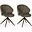 MX Sofa Esszimmerstuhl Jane - Taupe (2er-Set)
