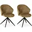 MX Sofa Esszimmerstuhl Jane - Curry (2er-Set)