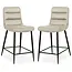 MX Sofa Lena – Bar stools – Toffee – Set of 2