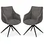 MX Sofa Colin – Dining room chairs – Anthracite – Set of 2