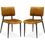 MX Sofa Ivan – Esszimmerstuhl – Gold – (2er-Set)