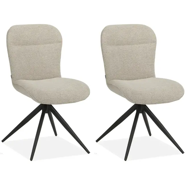 MX Sofa Chaise de salle à manger Argentine - Naturel (lot de 2 chaises)