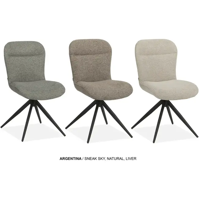 MX Sofa Argentyna - Krzesło do jadalni Liver (zestaw 2 krzeseł)