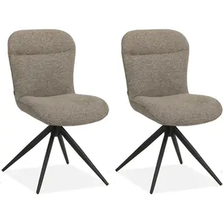 MX Sofa MX Sofa - Dining Chair Argentina - Liver (set of 2 chairs)
