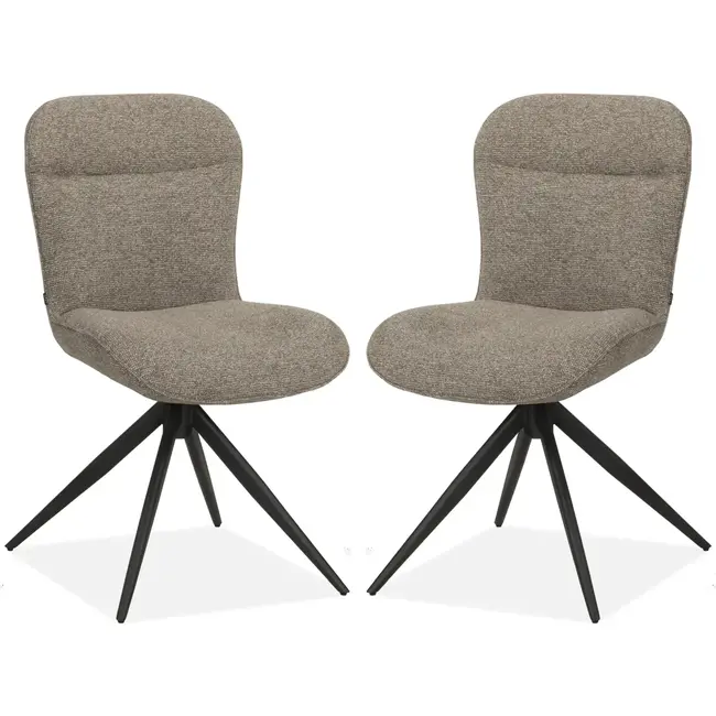 MX Sofa Argentyna - Krzesło do jadalni Liver (zestaw 2 krzeseł)