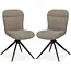 MX Sofa Eetkamerstoel Argentina - Liver (set van 2 stoelen)