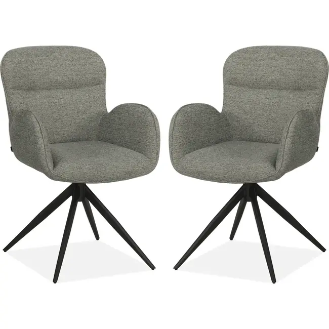 MX Sofa Argentine - Chaise de salle à manger Sky (lot de 2 chaises)