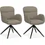 MX Sofa Argentine - Chaise de salle à manger Liver (lot de 2 chaises)