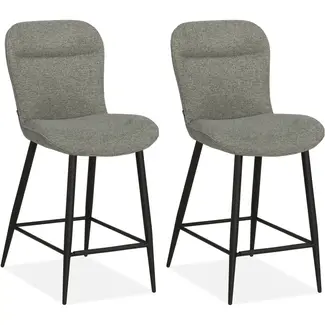 MX Sofa MX Sofa - Tabouret de bar Argentine - Ciel (lot de 2 chaises)