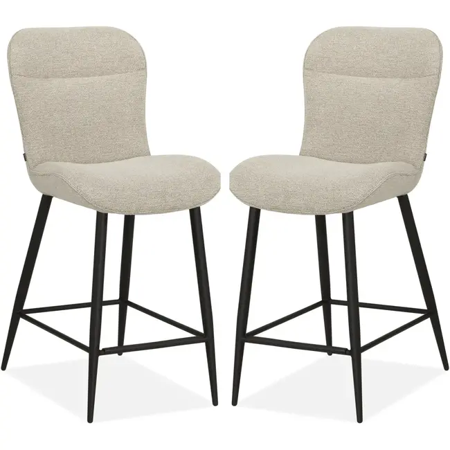 MX Sofa Hoker barowy Argentyna - Natural (zestaw 2 krzeseł)