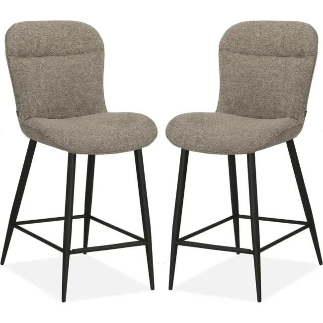 MX Sofa Argentine - Tabouret de bar Liver (lot de 2 chaises)