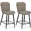 MX Sofa Argentine - Tabouret de bar Liver (lot de 2 chaises)