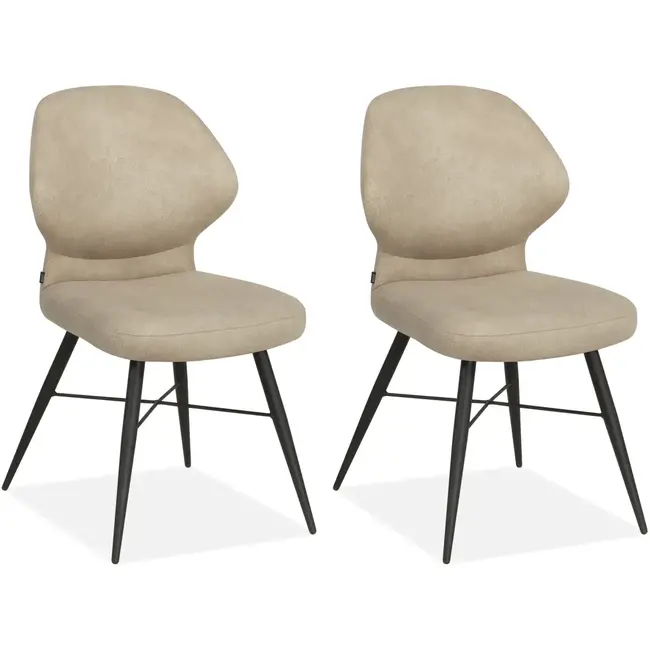 MX Sofa Jamaica dining chair - Sand (set of 2 chairs)