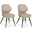 MX Sofa Eetkamerstoel Jamaica - Sand (set van 2 stoelen)