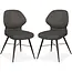 MX Sofa Eetkamerstoel Jamaica - Antraciet (set van 2 stoelen)
