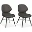 MX Sofa Eetkamerstoel Jamaica - Antraciet (set van 2 stoelen)