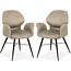 MX Sofa Eetkamerstoel Jamaica - Sand (set van 2 stoelen)
